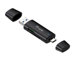 Lector de Tarjetas EQUIP USB-A/USB-C Negro (245462)