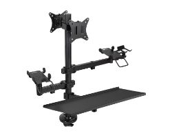 Soporte Mesa TooQ 2monitores/lector/terminal (TQPM0003)