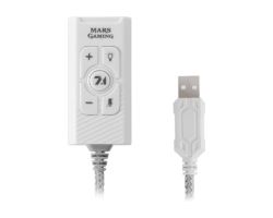 Tarjeta Sonido Mars Gaming 7.1 USB 1.5m Blanca (MSC2W)