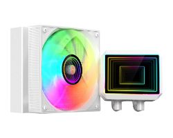 Ref. Líq. Mars Gaming Aio 300w ARGB Blanco (MLTWO120W)