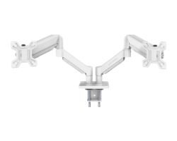 Soporte Mars Gaming 13"-27" 2Brazos Blanco (MARMPRO2W)
