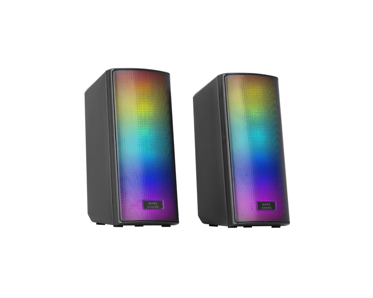 Alternative view of Altavoces Mars Gaming 15W 2.0 RGB BT Negro (MSRGB2)