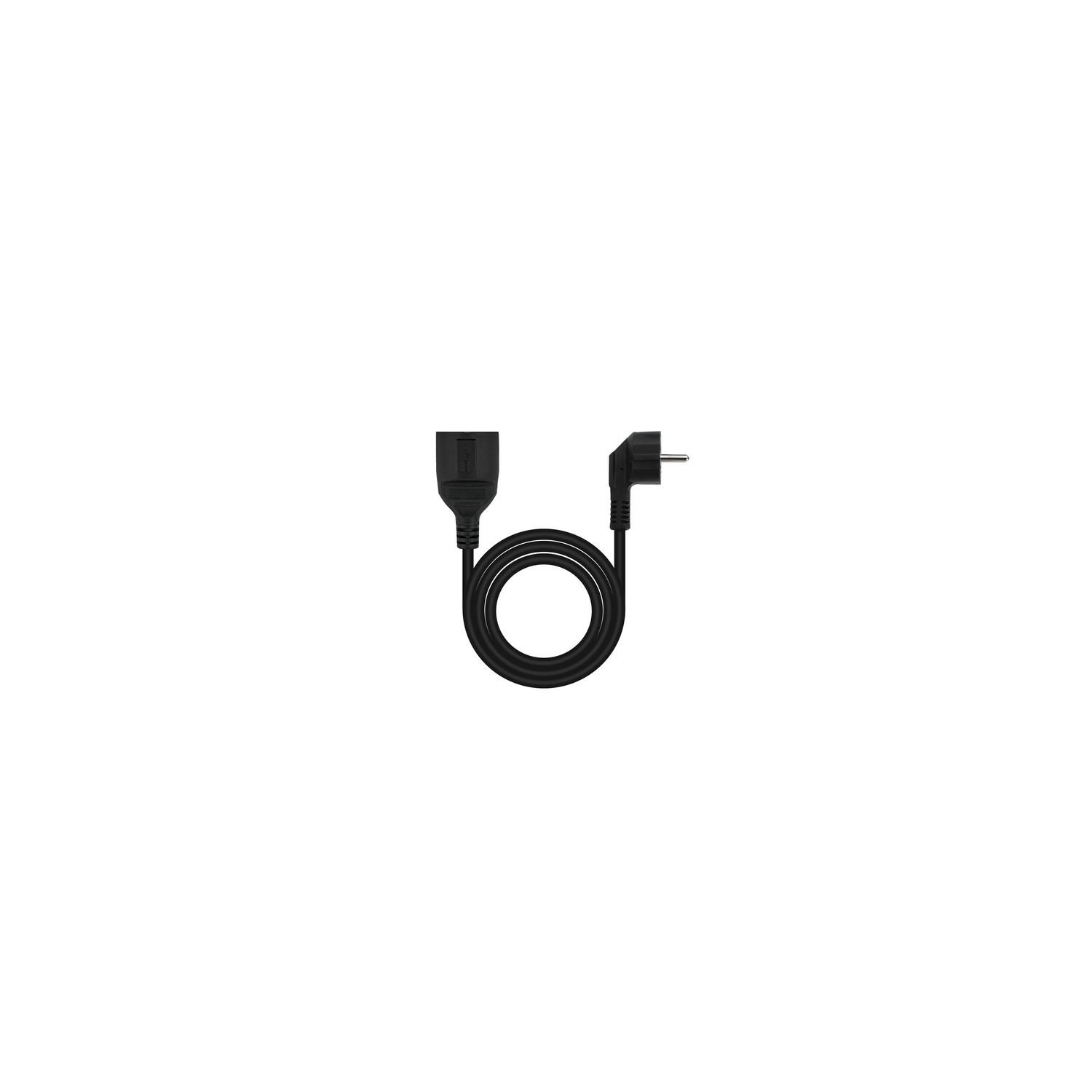 Nanocable Schuko/H a Schuko/M 10m Negro (10.22.0610-BK) - Imagen 3