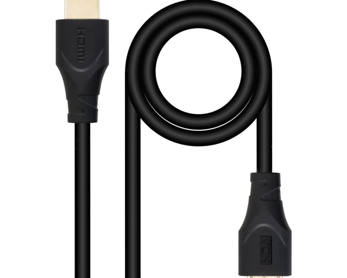 Alternative view of Nanocable HDMI 1.4 A/M-A/M 1.8m Negro (10.15.4702)
