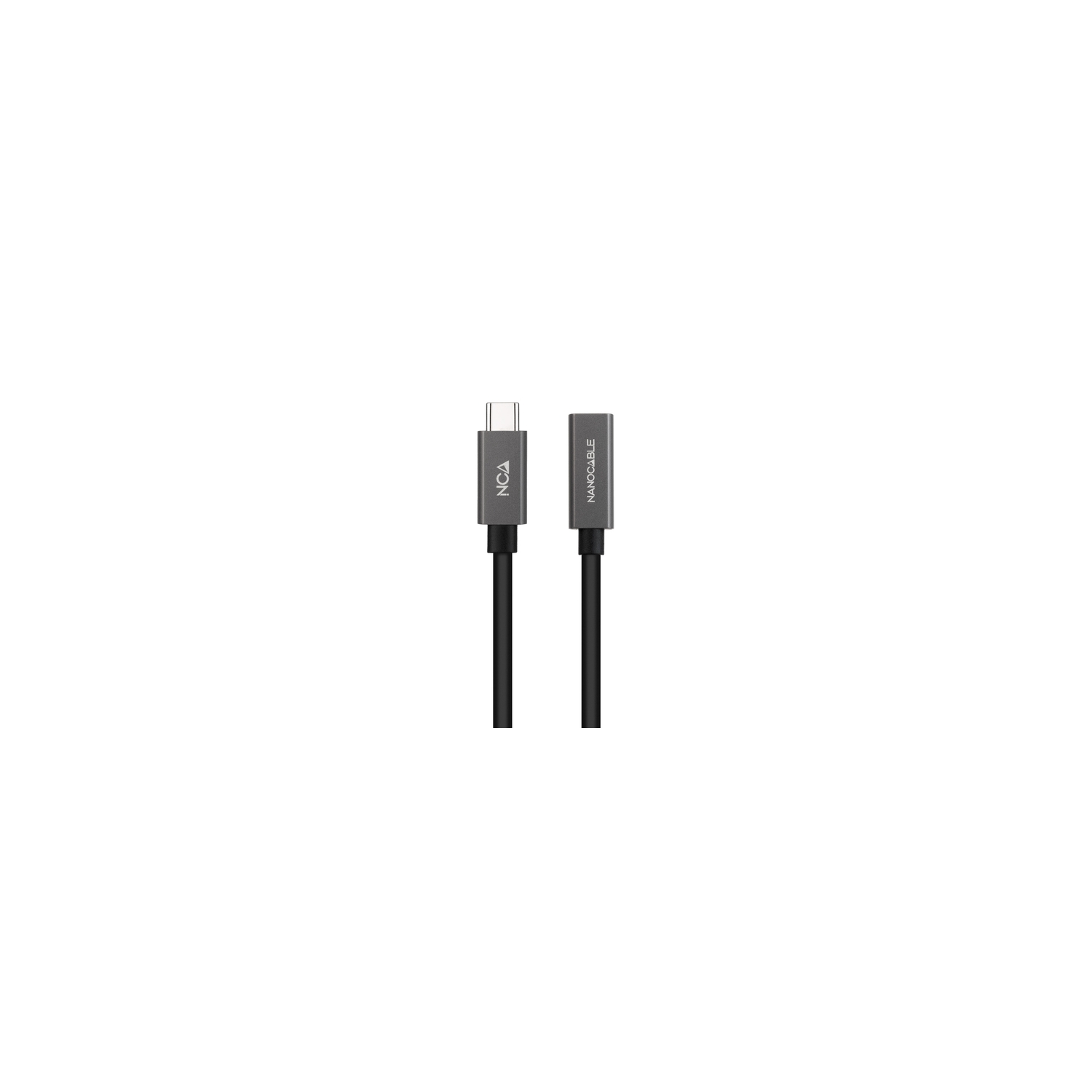 Nanocable USB-C/M a USB-C/H 1m Negro (10.01.4401) - Imagen 3