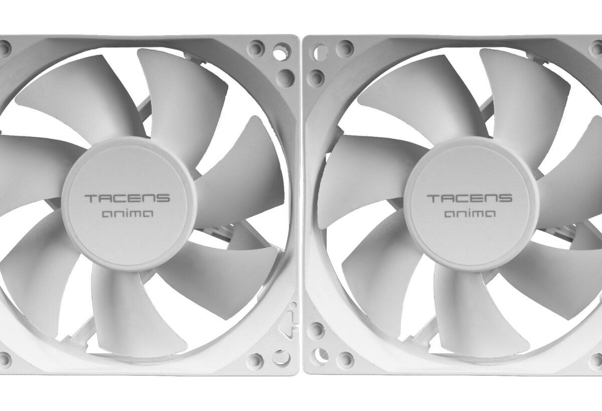Alternative view of Ventilador TACENS Anima 8cm 2 Unidades Blanco (AF8X2W)