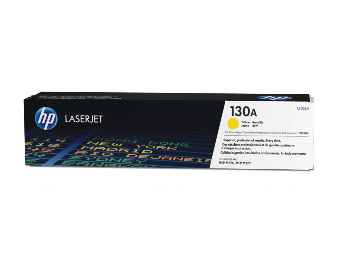 Alternative view of Toner HP LaserJet Pro Amarillo 130A 1000 pág (CF352A)