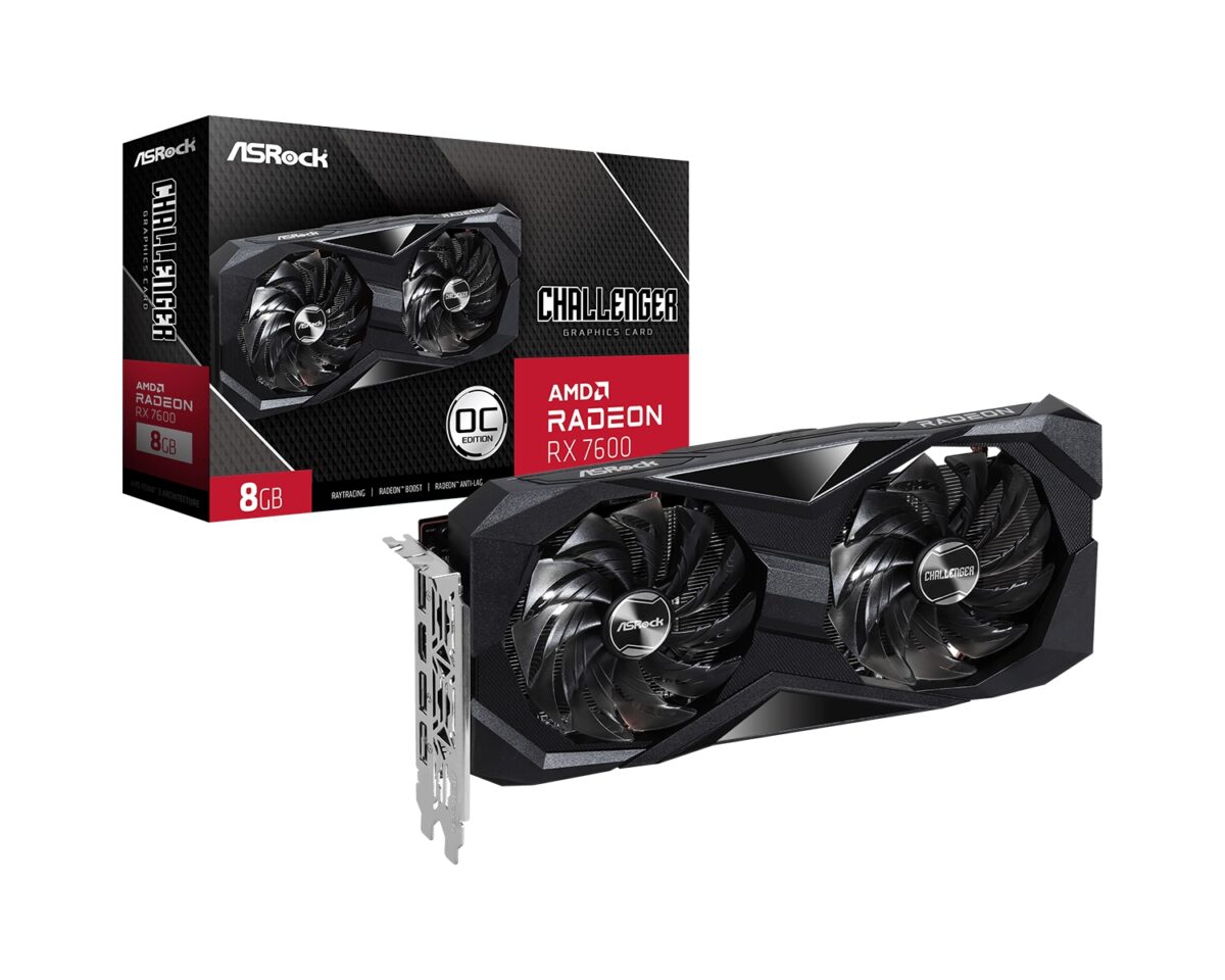 Asrock Challenger 90-GA41ZZ-00UANF tarjeta gráfica AMD Radeon RX 7600 8 GB GDDR6