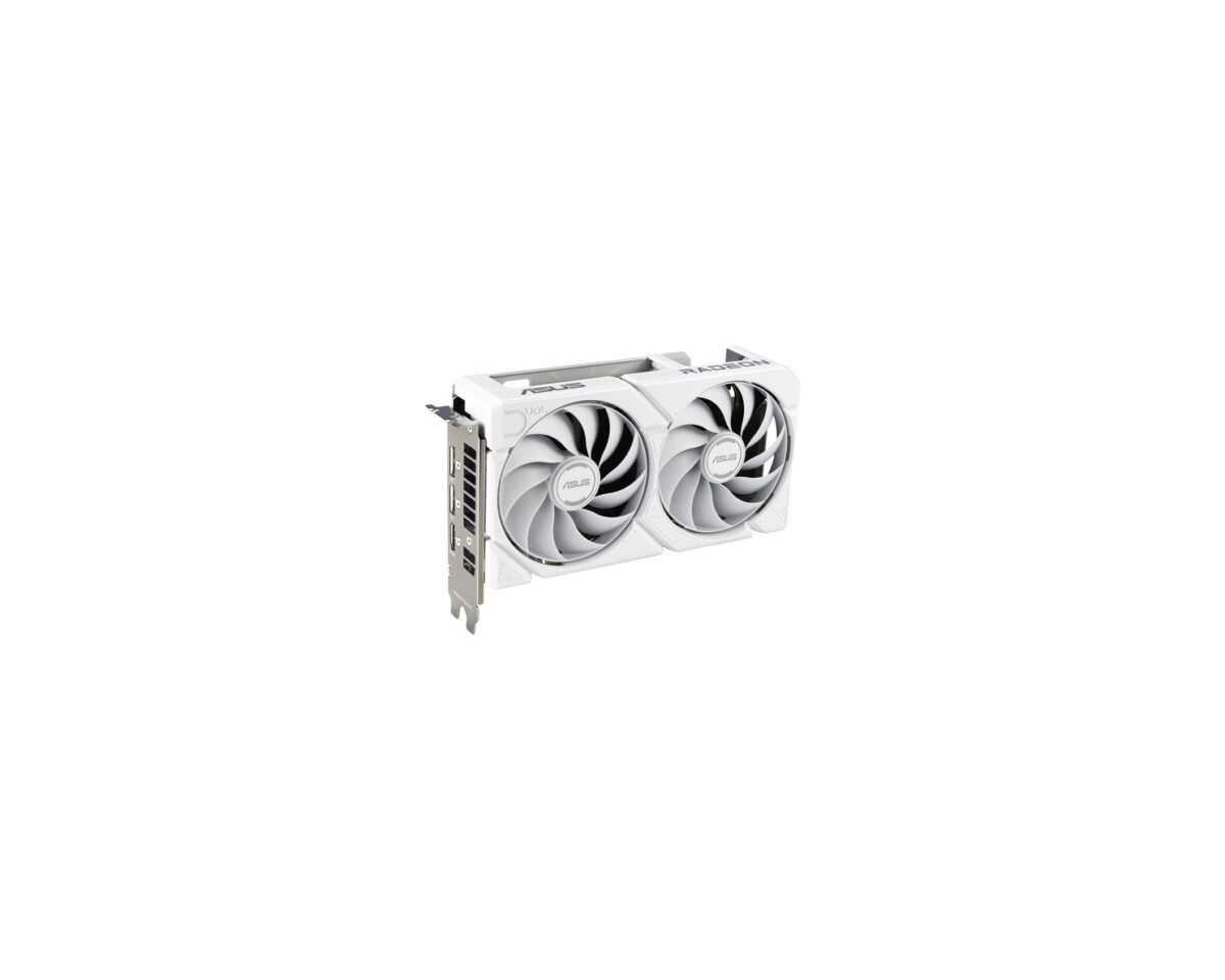 Alternative view of ASUS Dual -RX9060XT-16G-WHITE AMD Radeon RX 9060 XT 16 GB GDDR6