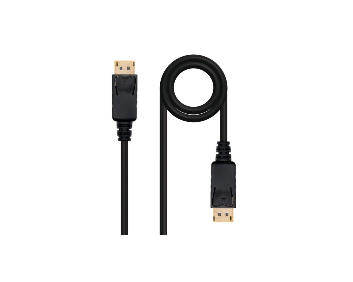 Alternative view of Nanocable DP/M a DP/M 1m Negro (10.15.2301)