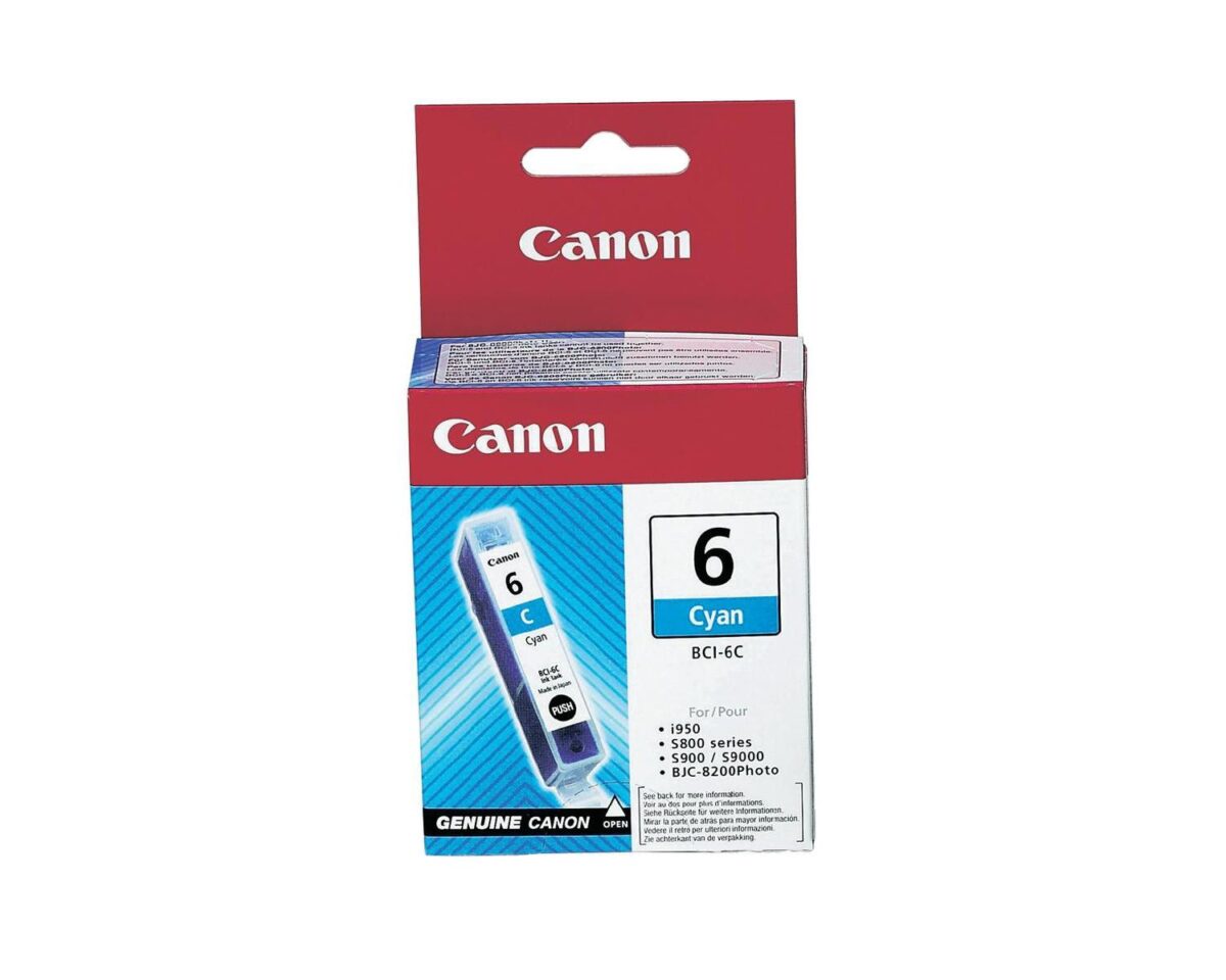 Alternative view of Tinta Canon BCI-6C Cian (4706A002AA)