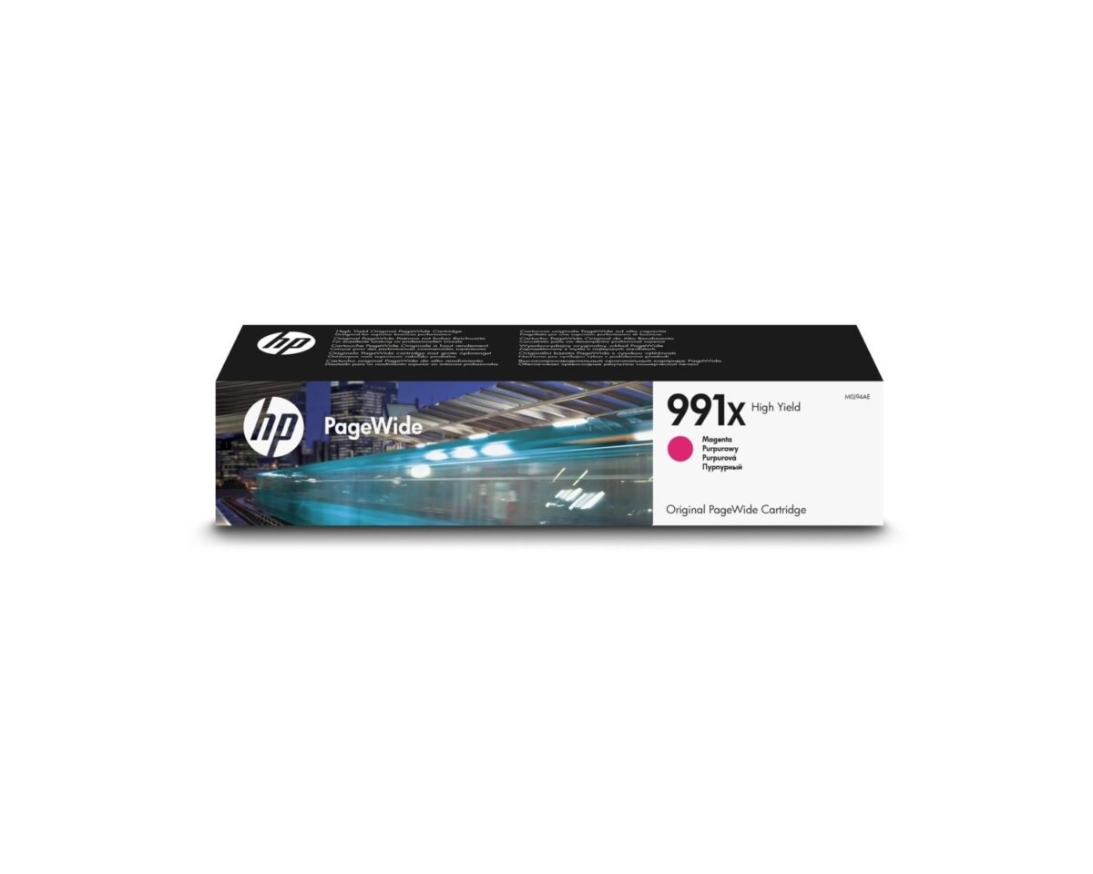 Alternative view of Tinta HP PageWide 991X Magenta XL 182ml (M0J94AE)
