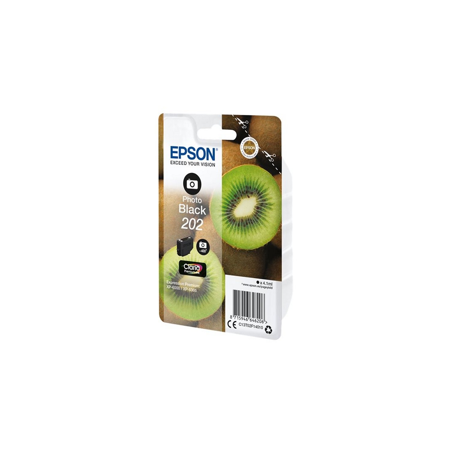 Tinta Epson 202 T02F1 Negro Photo 4.1ml (C13T02F14010) - Imagen 3