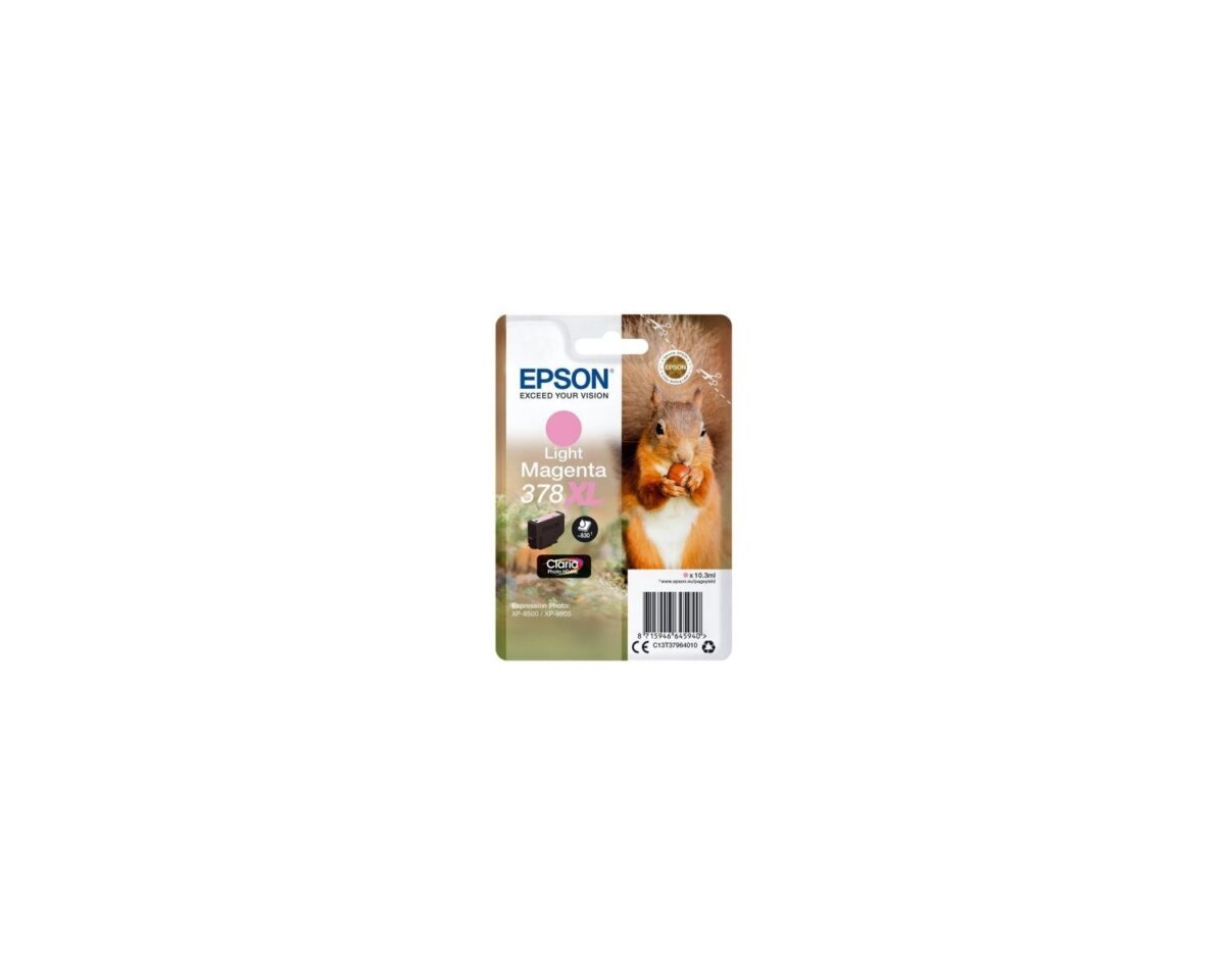 Alternative view of Tinta Epson 378XL Magenta Claro Claria Ph(C13T37964010)