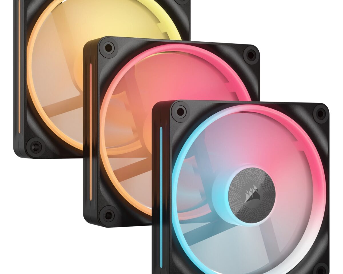 Alternative view of Ventilador Corsair LX120-R RGB 3x120m (CO-9051050-WW)