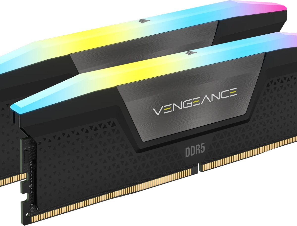 Alternative view of Módulo Corsair Vengeance RGB DDR5 32Gb (2x16Gb) 6000MHz