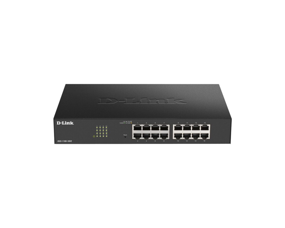 Alternative view of Switch D-Link 24xRJ45 GbE PoE+ Rack (DGS-1100-24PV2)