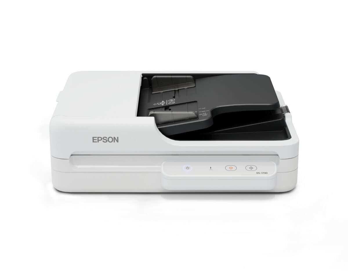 Alternative view of Escáner Epson DS-1730 LED A4 Negro/Blanco (B11B273401)