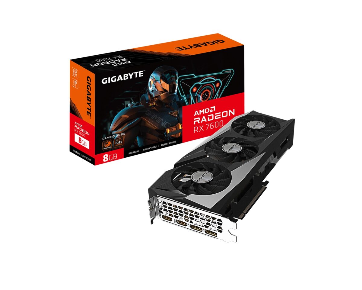 Gigabyte Radeon RX 7600 GAMING OC 8G AMD 8 GB GDDR6