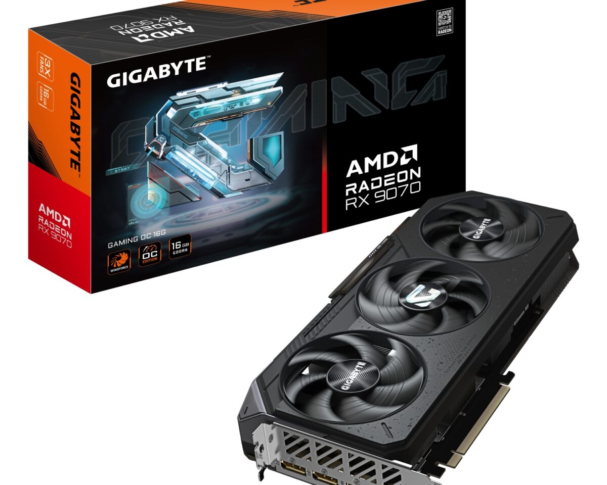 GIGABYTE Radeon RX 9070 GAMING OC 16G Tarjeta Gráfica - 16GB GDDR6, 256 bits, PCI-E 5.0, 2700 MHz Frecuencia Base, 2 x DisplayPort, 2 x HDMI, GV-R907