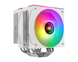 Ventilador CPU Mars Gaming ARGB 2x120m Blanco(MCPUX26W)