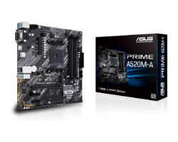 ASUS PRIME A520M-A II/CSM: (AM4) 4DDR4 VGA HDMI mATX