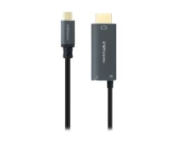 Nanocable USB-C a HDMI+USB-C 1.8m Negro (10.15.5182)