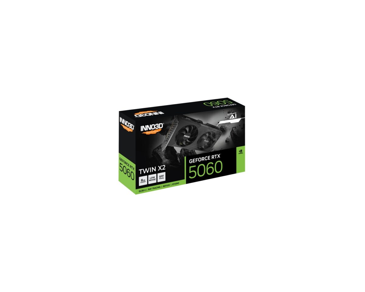Alternative view of INNO3D GeForce RTX 5060 Twin X2 NVIDIA 8 GB GDDR7