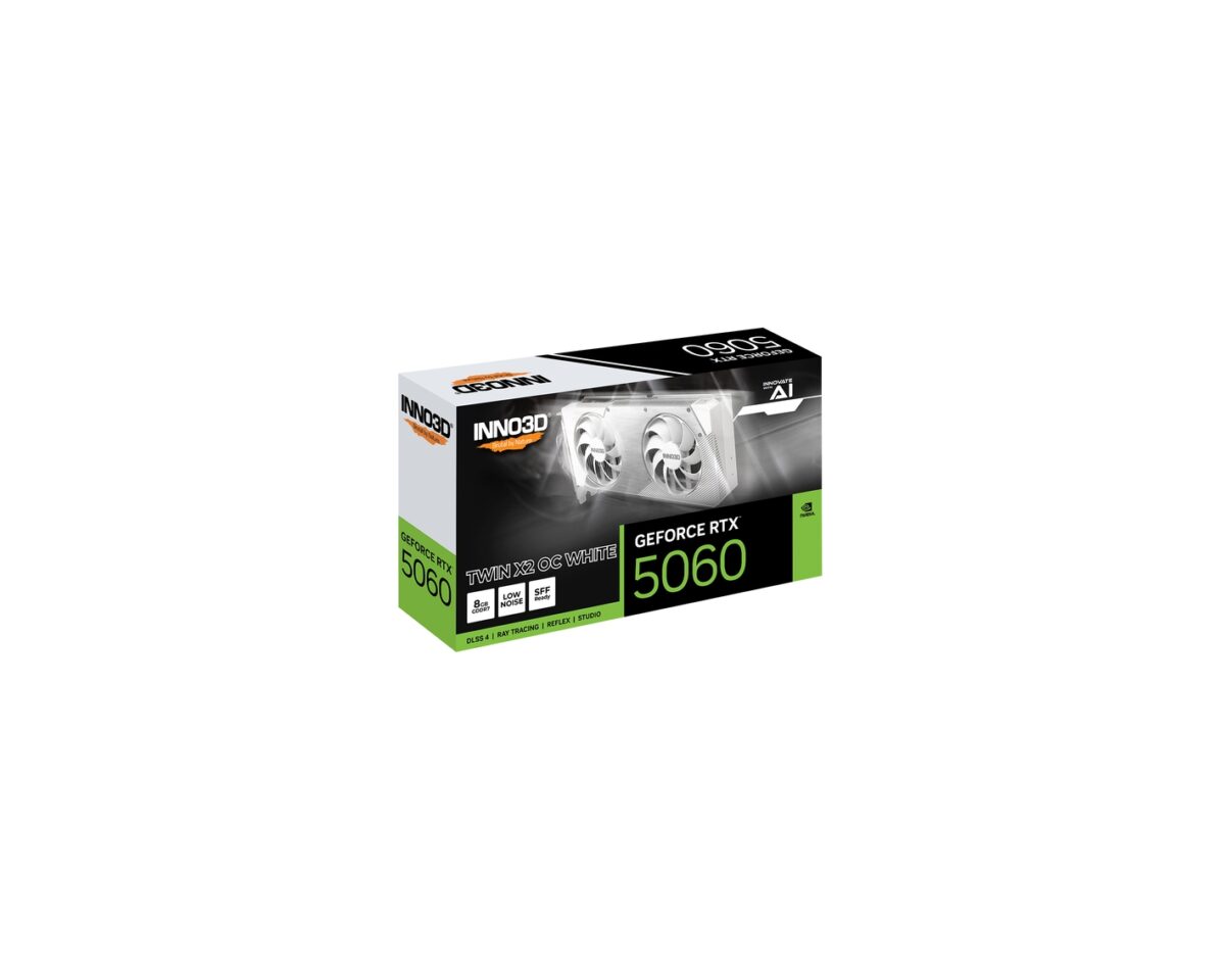 Alternative view of INNO3D GeForce RTX 5060 Twin X2 OC NVIDIA 8 GB GDDR7