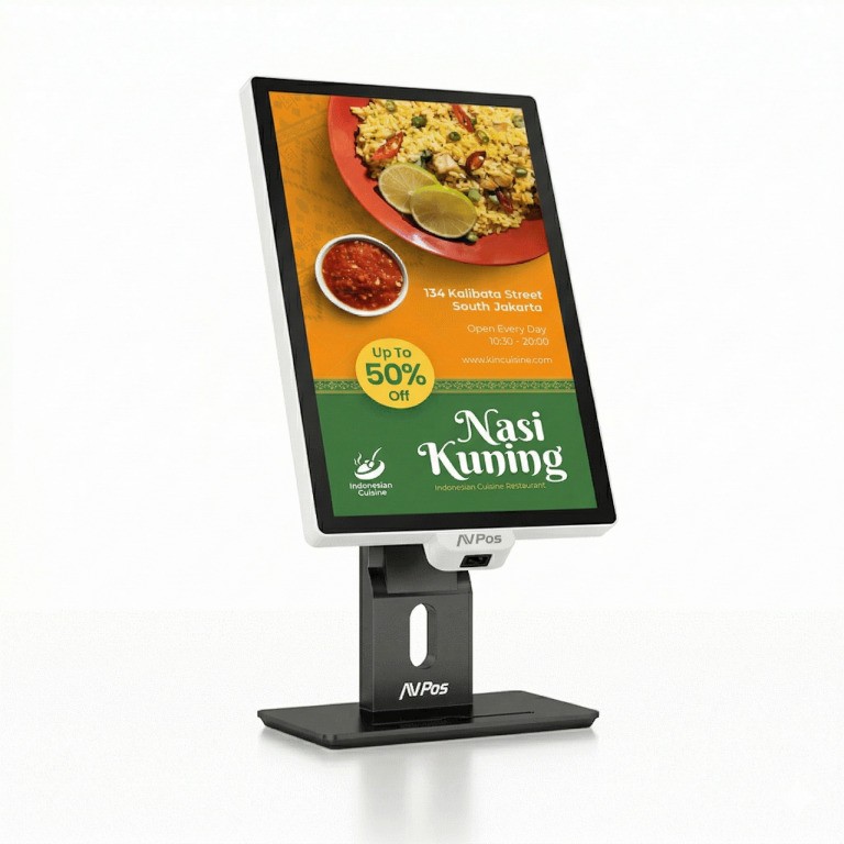 KIOSKO AUTOSERVICIO AVPOS DISPLAY SMARTLINE 22 I3 10TH/8GB/256GB/WIFI/2D - Imagen 8