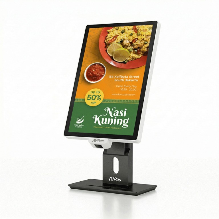 KIOSKO AUTOSERVICIO AVPOS DISPLAY SMARTLINE 22 I3 10TH/8GB/256GB/WIFI/2D/W11PRO - Imagen 7