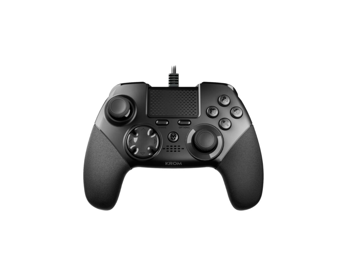 Alternative view of GamePad KROM Kaiser USB PC PS3 PS4 Negro (NXKROMKSR)