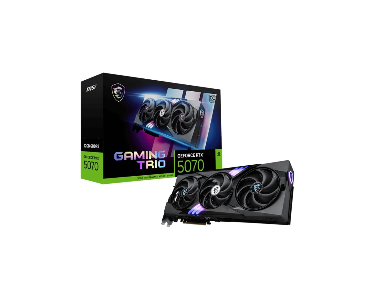 MSI GAMING GeForce RTX 5070 12G TRIO OC NVIDIA 12 GB GDDR7