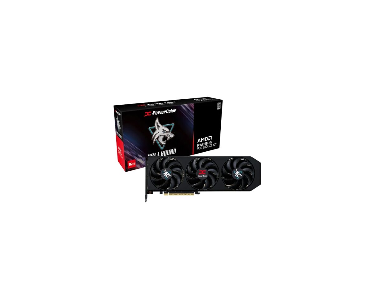 PowerColor Hellhound AMD Radeon RX 9060 XT 16GB GDDR6