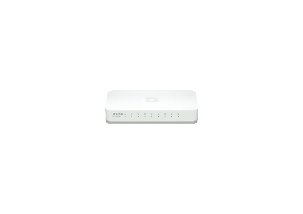 Alternative view of Switch D-Link 8xRJ45 10/100 Blanco (GO-SW-8E)