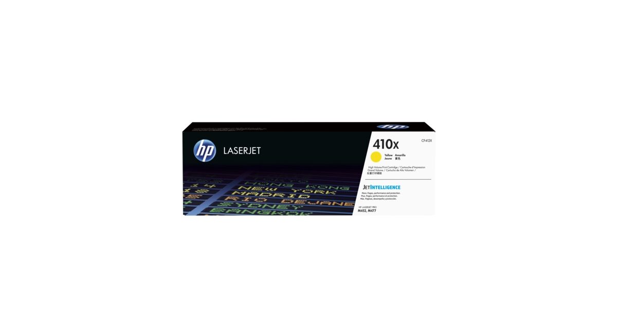 Alternative view of Toner HP LaserJet Pro 410X Amarillo 5000 pág (CF412X)