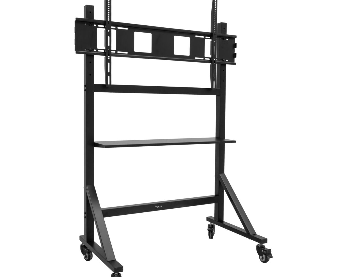 Alternative view of Soporte de Suelo TooQ 60"-105" con Ruedas (FS20105M-B)