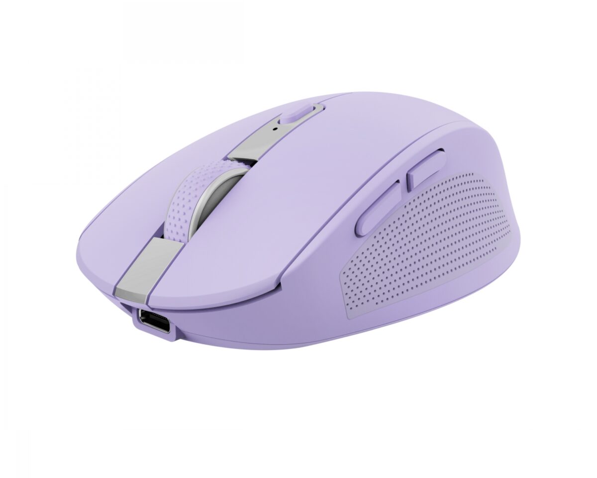 Alternative view of Ratón Trust Ozaa Óptico RF/Bluetooth Morado (25384)