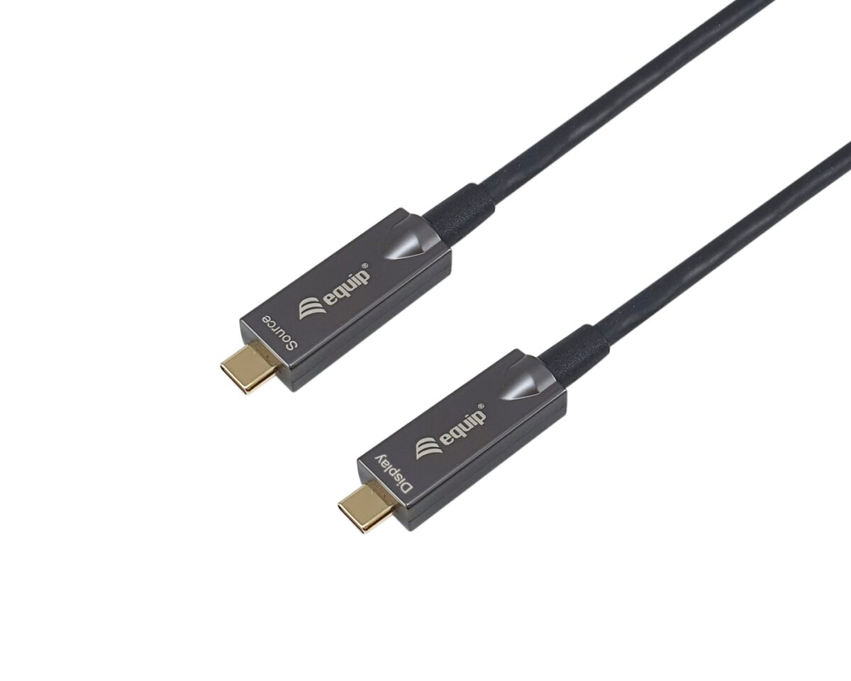 Alternative view of Cable EQUIP USB-C/M 4K 60W 10m Negro (119462)