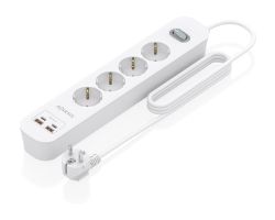 Regleta AISENS 4 Tomas 2xUSB-C 2xUSB-A (ASPS-2A2C12-W)