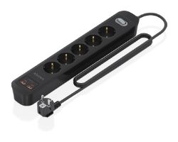Regleta AISENS 5 Tomas 2xUSB-C 2xUSB-A (ASPS-2A2C15-BK)