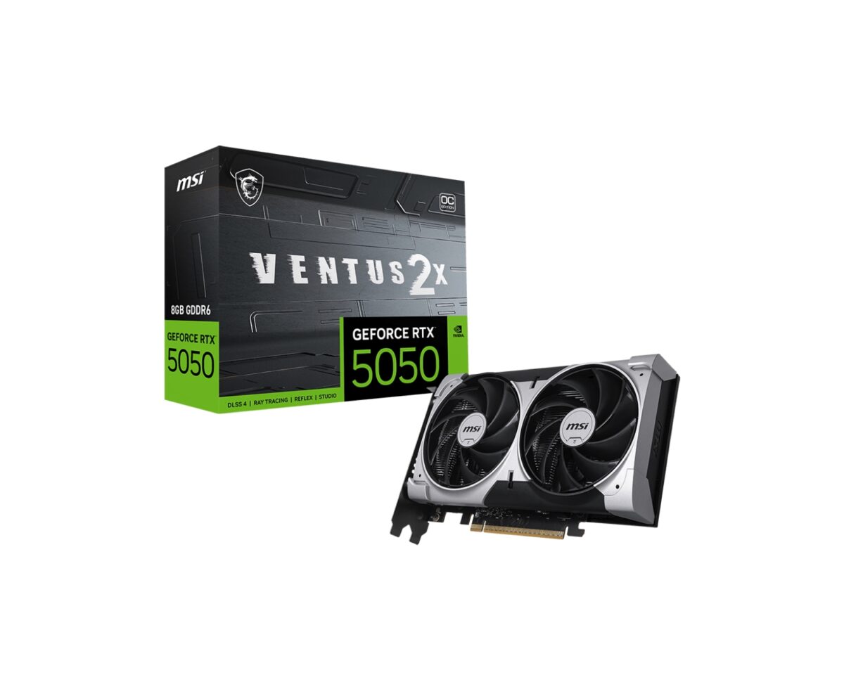 MSI GEFORCE RTX 5050 8G VENTUS 2X OC tarjeta gráfica NVIDIA 8 GB GDDR6