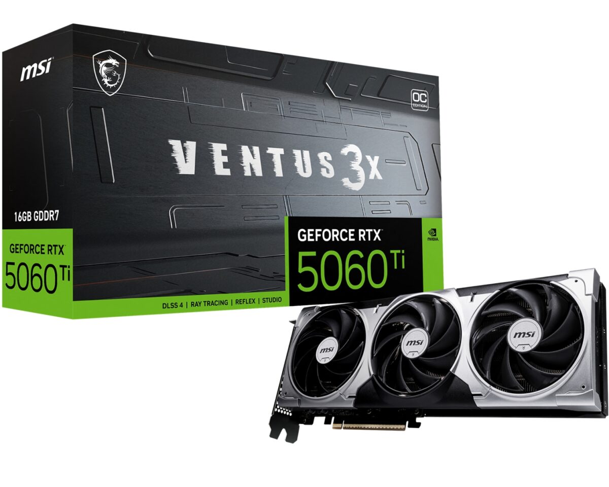 MSI VENTUS GeForce RTX 5060 TI 16G 3X OC NVIDIA 16 GB GDDR7