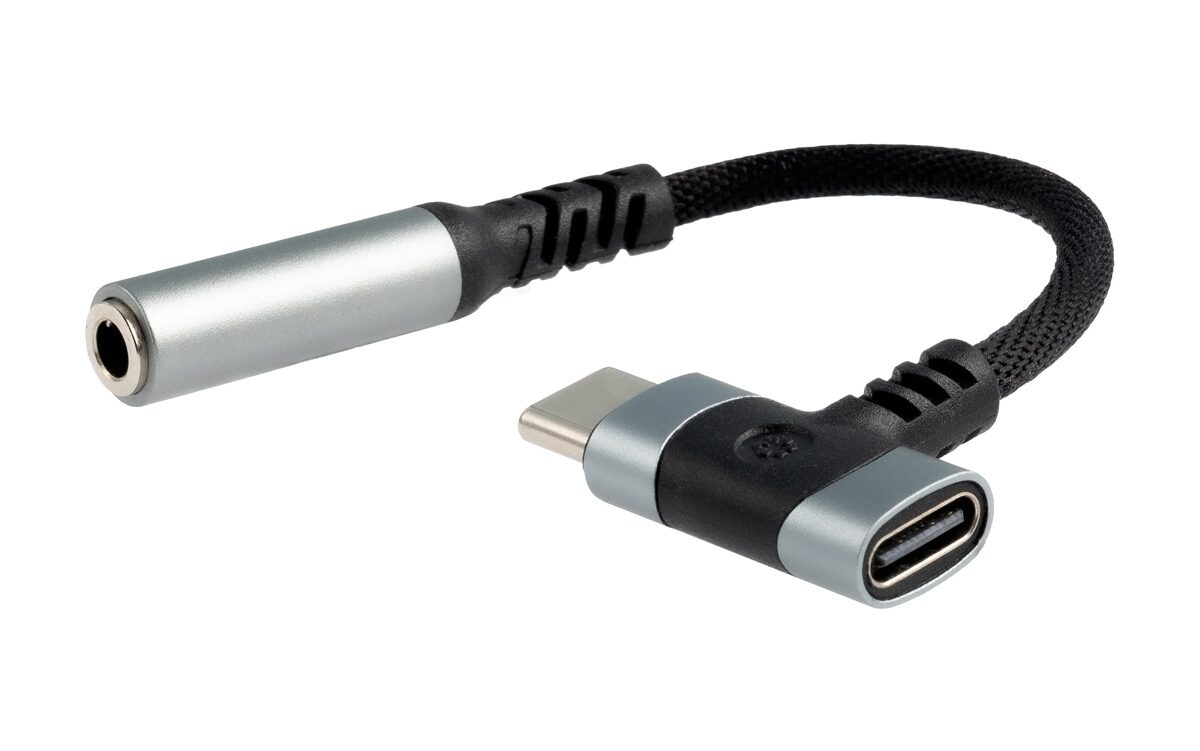 Alternative view of Conversor Nanocable UsbC/M+Usb-C/H a 3.5mm(10.24.1207)