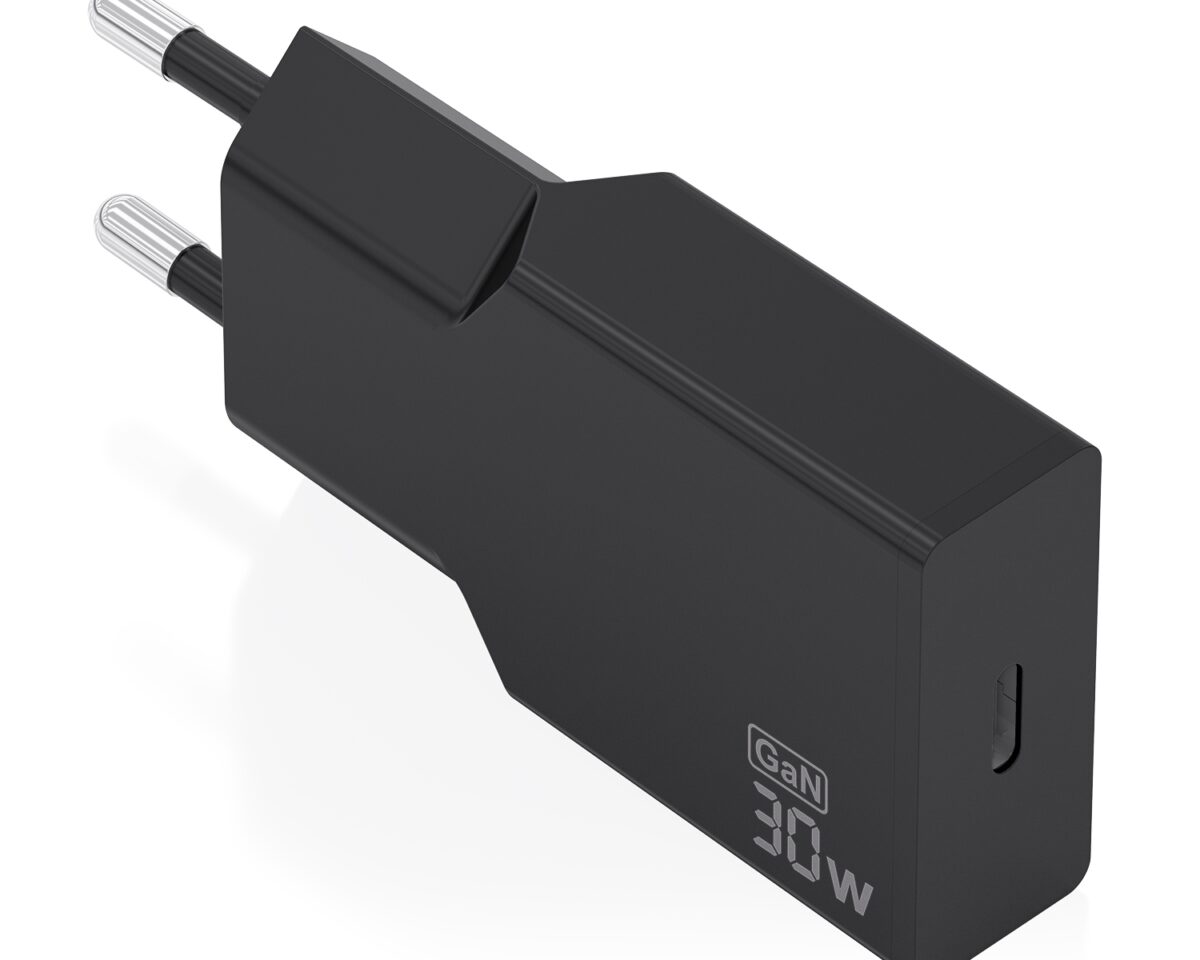 Alternative view of Cargador Pared AISENS GaN 30W 1xUSB-C Negro (A110-1004)