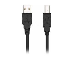 Cable NILOX USB-A/M a USB-B/M 1.8m Negro (NXUSB2-AB-2)