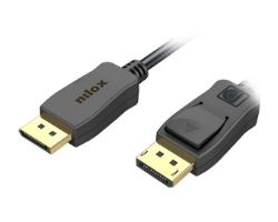 Cable NILOX DP 1.4 M/M 8K 60Hz 2m Negro (NXDP-1.4-2)