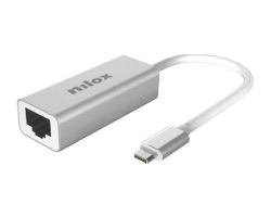 Adaptador NILOX Usb-C a RJ45 (NXADAPUSBCRJ45)