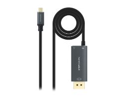 Conversor Nanocable USB-C/M a DP/M+USB-C/H (10.15.5012)