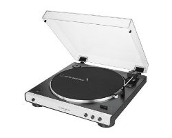 Tocadiscos Audio-Technica.  BT Negro (AT-LP60XBTWH)